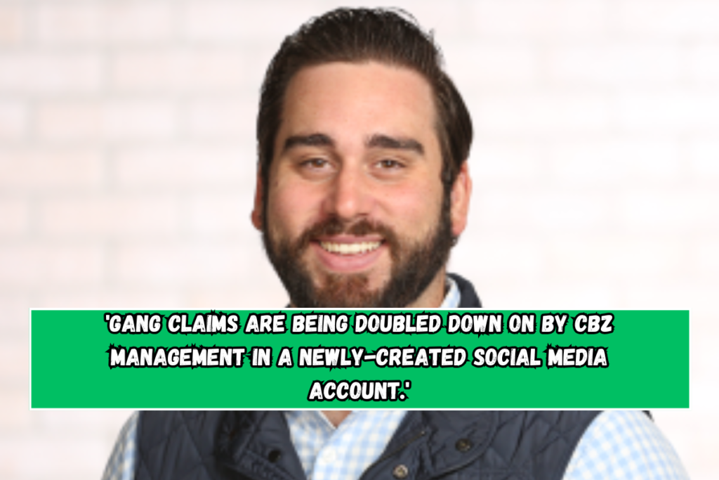 'Gang claims are being doubled down on by CBZ Management in a newly-created social media account.' (1)