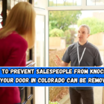 How To Prevent Salespeople From Knocking On Your Door In Colorado can be removed